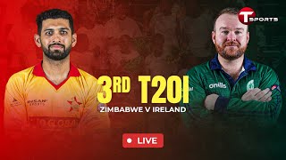 LIVE | Zimbabwe vs Ireland, 3rd T20I | Ireland tour of Zimbabwe, 2025 | T Sports