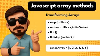 Transforming Array Methods | Javascript Array Methods | CodingClash |#javascript #arraymethods