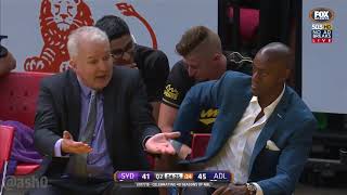 ANDREW GAZE GOES OFF DURING A TIME OUT