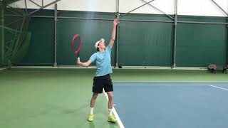 College Tennis Recruiting Video and Match Play - Fall 2023 - Thijs Roper - Slamstox