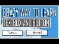 Visual basic Beginners Lesson 1 - Button and text (Crazy tutorial)