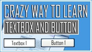 Visual basic Beginners Lesson 1 - Button and text (Crazy tutorial)