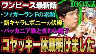 くまの種族にフィガーランドの素顔！ヤバヤバすぎる最新話について話します！！【 ワンピース 考察 最新 1095話 】※ジャンプ ネタバレ 注意