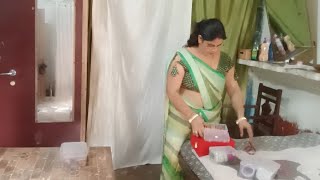 Saree vlog 💞🌹 desi housewife vlog // cleaning vlog //🧹 evening routine vlog //