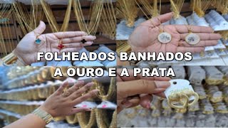 FOLHEADOS BANHADOS A OURO E A PRATA A PARTIR DE R$ 2,50 NA 25 DE MARÇO