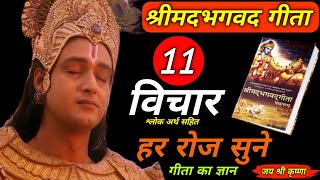 | श्रीमद् भगवद गीता के 11 विचार | गीता का सार | krishna vani | krishna motivational speech #krishna