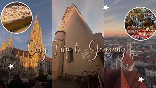 Day Trip To Germany!! | Munich Christmas Markets🎄| Tarynn Lynnze