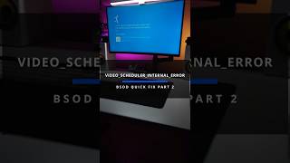 BSOD quick fix VIDEO_SCHEDULER_INTERNAL_ERROR part 2 #shorts