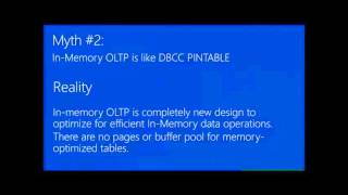 Microsoft SQL Server 2014 In Memory OLTP Overview 16