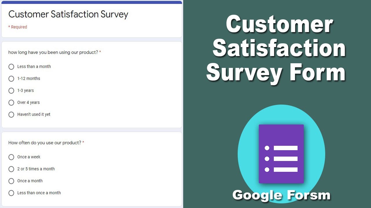 Survey Google Form Template