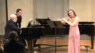 Courtney Wise performs Reinecke Concerto for flute in D Op. 283 with pianist Miles Graber