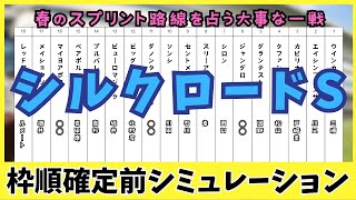 【シルクロードステークス2025】枠順確定前シミュレーション  ソンシは川田将雅騎手、ビッグシーザーは北村友一騎手に！