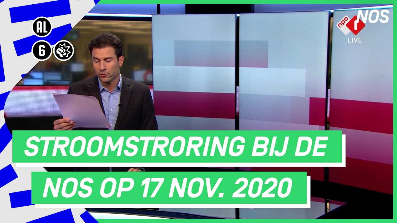 Compilatie Alle Nos Journaal S Tijdens Een Stroom Storing Van De Nos