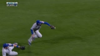 NLCS Gm1: Baez makes an outstanding running catch