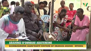 Agacencwire: Abahingi b'omwani omuri Mitooma bashobangiriirwe ahabwa Sh 207,000,000 kubuza amaisho