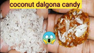 Amazing🥥coconut dalgona candy ever🍬🍭😋!!#shorts#squidgame#dalgonacandy#coconut#youtubeshorts#ytshorts