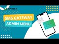 SMS Gateway: Admin Menu