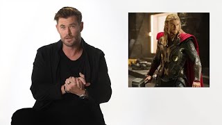 How does Chris Hemsworth, who became popular with the role of Thor, evaluate this role