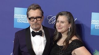 Gary Oldman and Gisele Schmidt at Palm Springs International Film Festival Awards