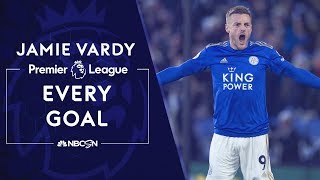 Every Jamie Vardy goal through Matchweek 29 | Premier League | NBC Sports