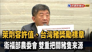 美豬萊劑容許值公布 超標最重罰2億－民視新聞