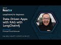 Data-Driven Apps with RAG with LangChain4j