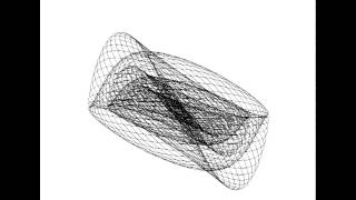 Dynamic harmonograph made with Processing