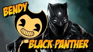 How to Draw Bendy + Black Panther | Fusion Challenge