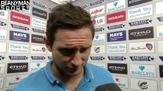 Man City 1 1 Chelsea   Frank Lampard Post Match Interview   Goal A Strange Feeling 1 1 1