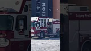 Calgary Engine 34 Responding In The Cold | CFD