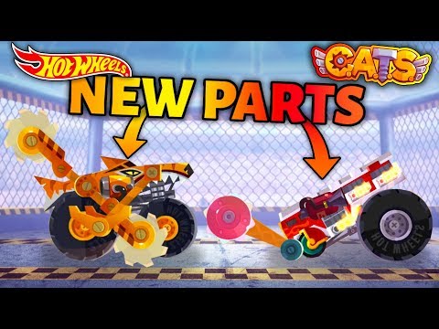 ¡NUEVO JUEGO DE PIEZAS DE HOT WHEELS DE GATOS! TIBURÓN TIGRE Y 5 ALARMAS – Crash Arena Turbo Stars