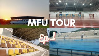 MFU Tour Ep.1 - Tour at Sport Complex of Mae Fah Laung University| Noon Journey [Eng CC]