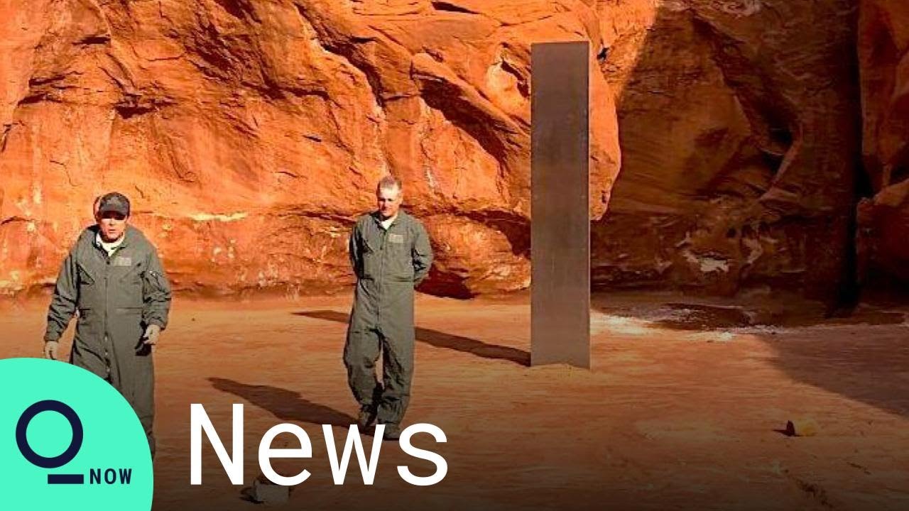 Utah Monolith: Mystery Metal Structure Discovered In Desert - YouTube