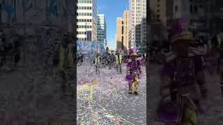 Mummer Rises from the Confetti / Mummers Parade 2023 #shorts