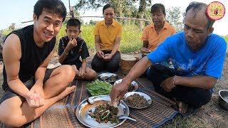 คั่วหนู ฝีมือแอดมินตั้ม กับก้อยกุ้งเต้น ใส่บักกอกหอมๆ!! กินข้าวกับพ่อกับแม่ แซ่บที่สุดในโลก!!