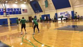 Kyrie Irving, Terry Rozier play 1-on-1 at Boston Celtics practice (part 2)