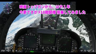 【MSFS2020】映画トップガン公開から、はや1年。今更ですが、F18戦闘機やってみました。#msfs2020  #フライトシミュレーター