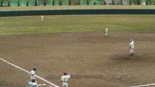 2009年春季高校野球　寒河江高校vs寒河江工業高校　６回表