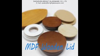 Custom Shape MDF Wooden Lid丨丨MDF Wooden Lids has a short-term effect of cold water impregnation