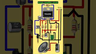 How to make amplifier | Simple amplifier circuit | TDA2030 Amplifier circuit diagram