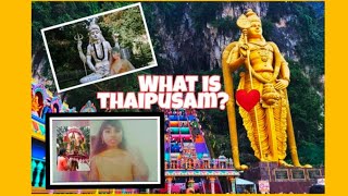 What Is Thaipusam? | தைப்பூசம் திருநாள் | Shashaaaaa    | #thaipusam #malaysia