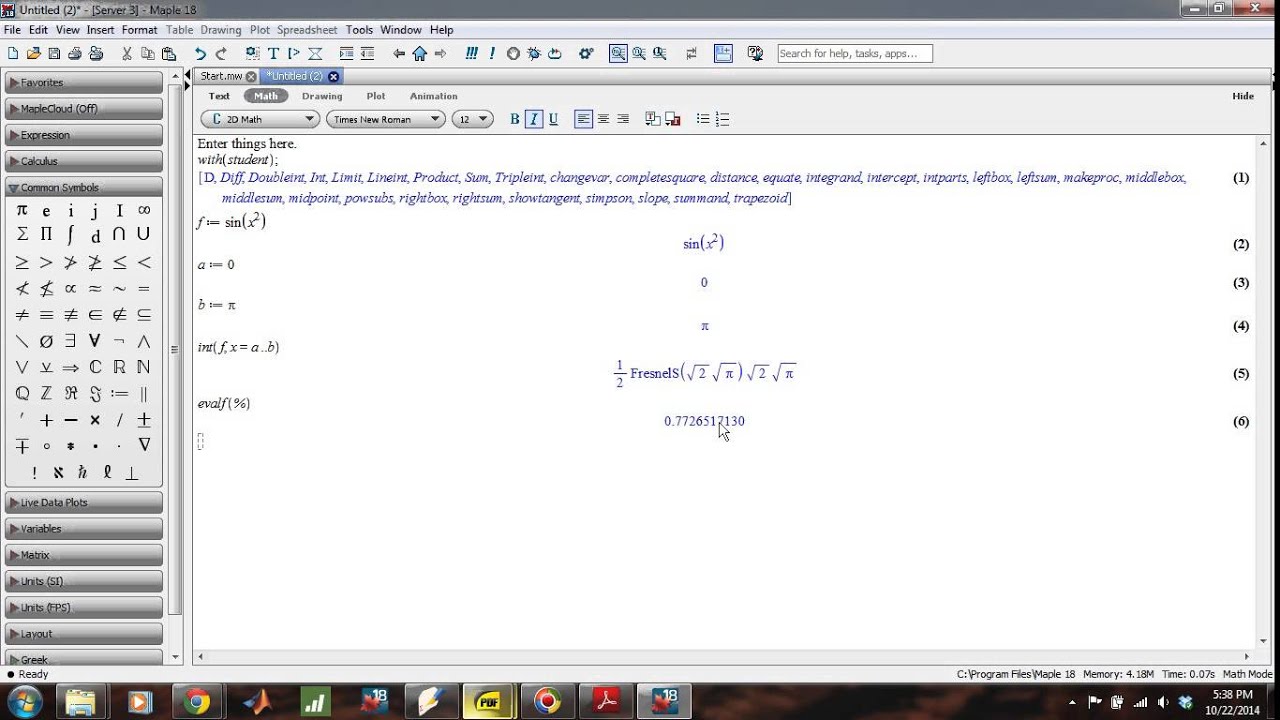 Maple Tutorial 01 Youtube