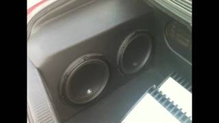 SC400 4 Subwoofers JL10W3's