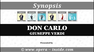 The Synopsis of DON CARLO by Giuseppe Verdi