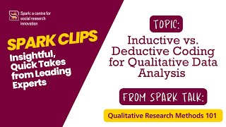 Inductive vs Deductive Coding for Qualitative Data Analysis - Spark Clips