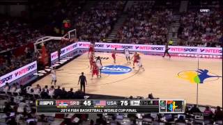 USA vs. Serbia highlights - 9-14-14 World Cup Final FIBA 2014