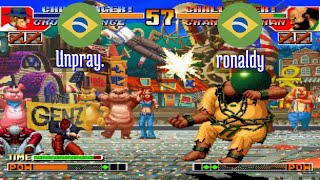 FT5 @kof97: Unpray. (BR) vs ronaldy (BR) [King of Fighters 97 Fightcade] Nov 22