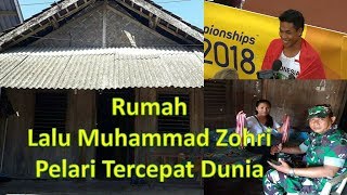 Miris! Ternyata Begini Rumah Lalu Muhammad Zohri, Sang Juara Dunia