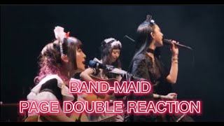 BAND-MAID PAGE DOUBLE REACTION #reactionmusic #bandmaid #reactionvideo