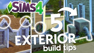 5 ways to improve your HOUSE exterior in the Sims 4 🏠 || #shorts